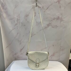 GUC Longchamp White Shoulder Bag